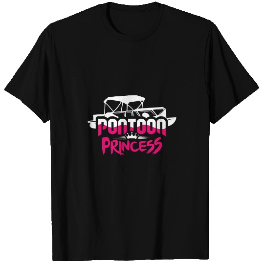 Pontoon Princess Pontooning Boat Lover Funny 3 T-Shirts