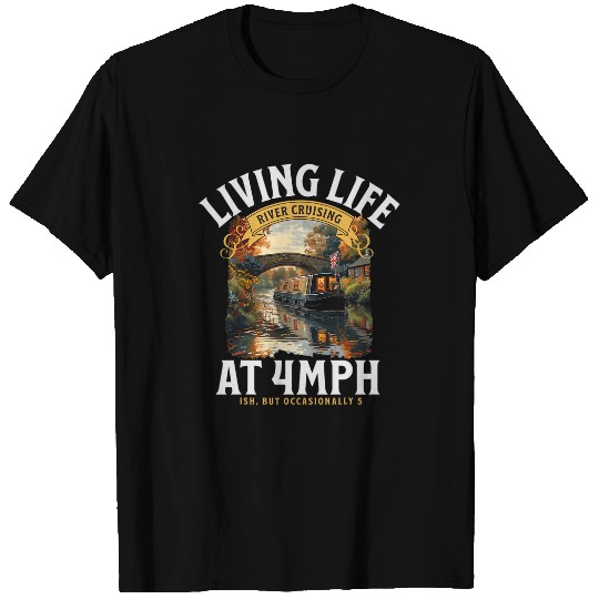 Canal Boat Outfit Idea For Women Canal Boating Barge Owner T-Shirts