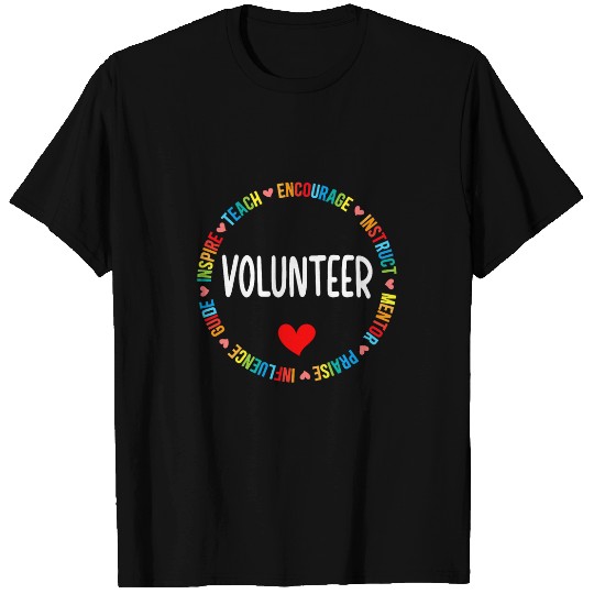 Volunteer Appreciation Circle Voluntary Worker Volunteering 1 T-Shirts