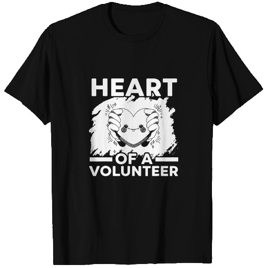 Volunteering Work Helping Hand Volunteer Worker 3 T-Shirts