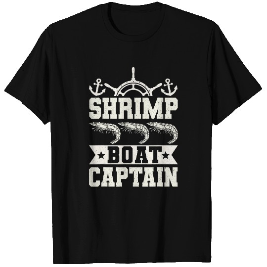 Shrimp Boat Captain Shrimp Seafood Shellfish T-Shirts