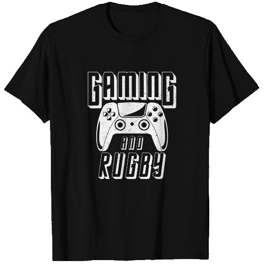 Gaming and Rugby Video Game Controller T-Shirts
