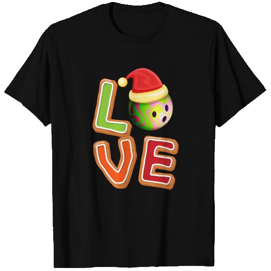 Bowling Love Christmas Cool xmasss Pajama Holiday Bowler T-Shirts