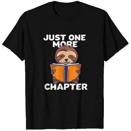 Sloth Book Chapter Reader Cute Pet Animal Gift T-Shirts