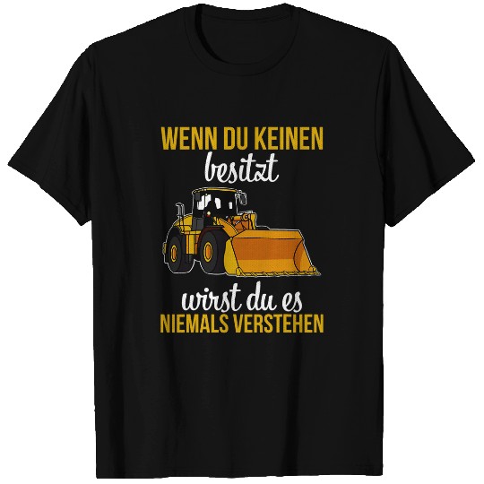 Wheel loader construction site building worker 6 T-Shirts