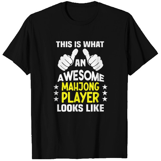 Mah Jongg Chinese Tile Game Lover Board Game Funny Mahjong 3 T-Shirts