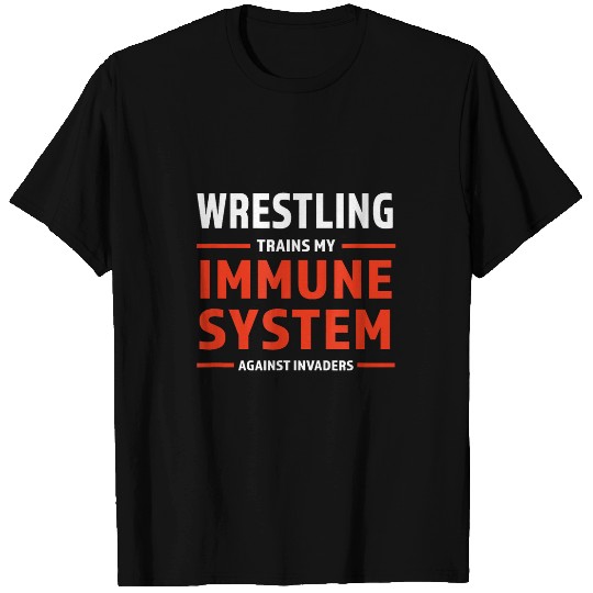 Wrestling Martial Arts Training Immune System Meme Gift T-Shirts