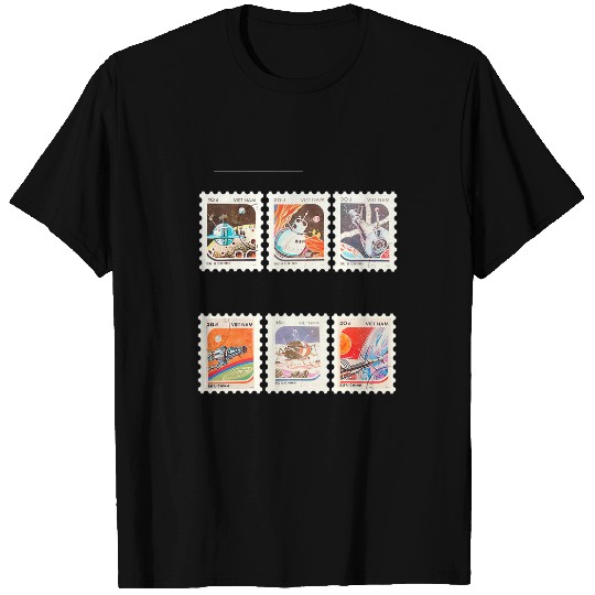 1988 Vietnam Space Stamp T-Shirts