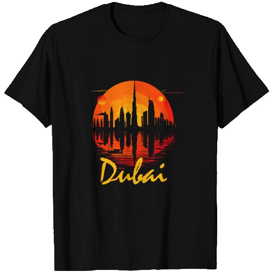 Dubai Skyline Arabic traveling 1 T-Shirts