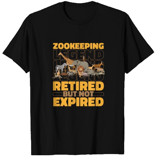Zookeeper Retired Zoo Animals Zoologist Zookeeper T-Shirts