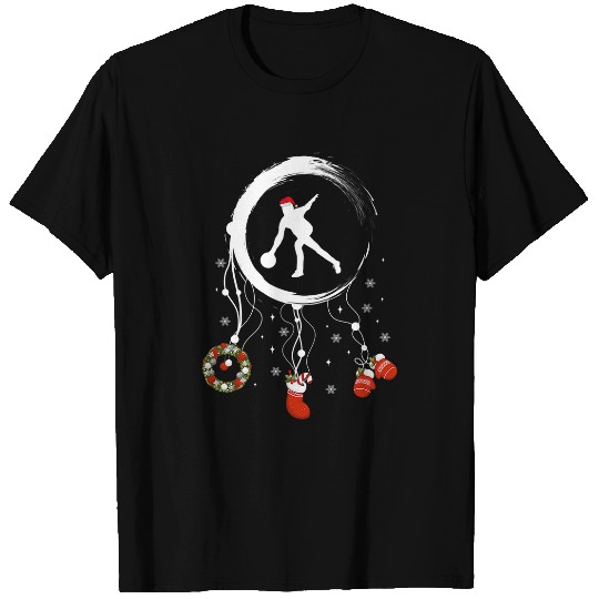 Joy Dreamcatcher Merry Christmas Bowling T-Shirts