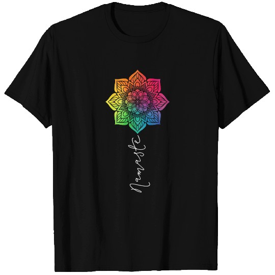 Mandala Design Yoga Namaste Boho Zen Bohemian Meditation 1 T-Shirts