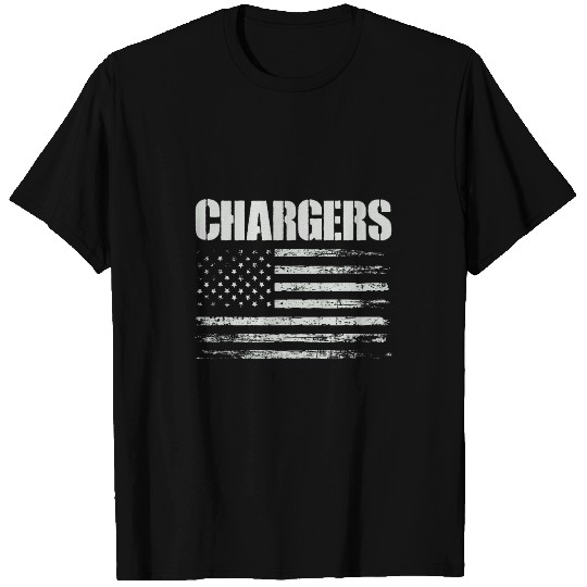Chargers USA Flag Covington High School Pride T-Shirts