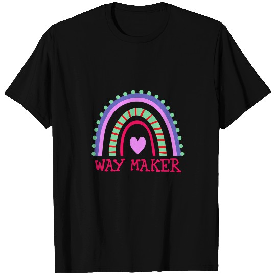Way Maker Miracle Worker Promise Keeper Faith Light Verse T-Shirts