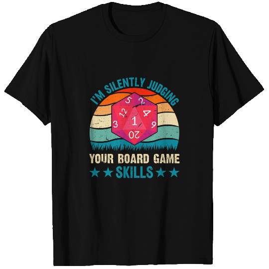Im Silently Judging Your Board Game Skills 1 T-Shirts