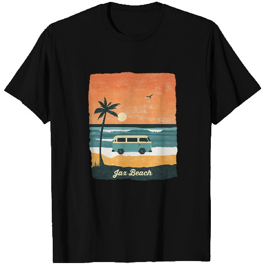 Jax Beach Florida Vacation vintagess Jacksonville FL Holiday T-Shirts