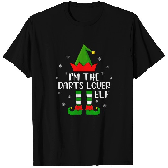 Matching Family Funny I m The Darts Lover Elf Christmas T-Shirts