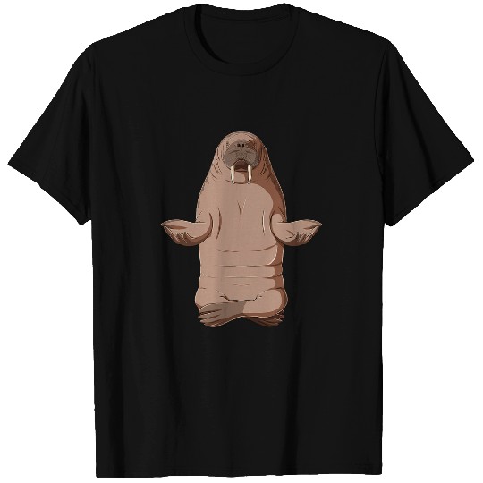 Funny Yoga Walrus T-Shirts