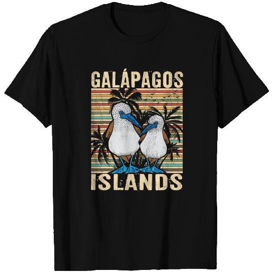 Galapagos Island Ecuador Blue Footed Booby Seabird T-Shirts