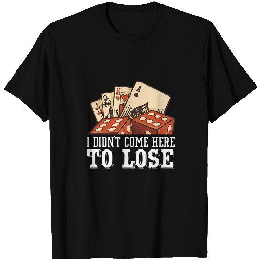 Funny Pokers Roulette Blackjack Gambling Las Vegas Casino T-Shirts