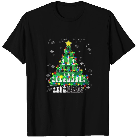 Chess Christmas Tree Pajama Cool Sport xmasss Master Player T-Shirts