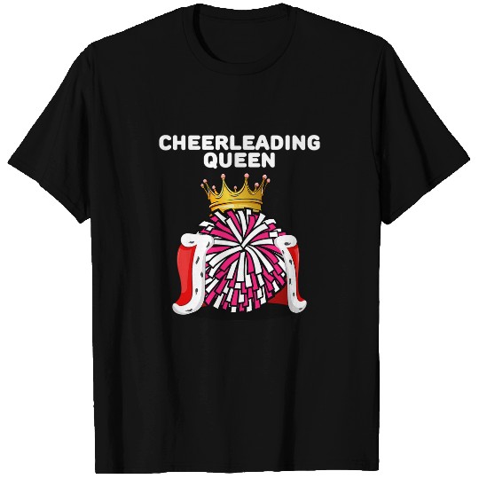 Cheerleading Queen Womens Cheerleader Girls Cheerleading T-Shirts