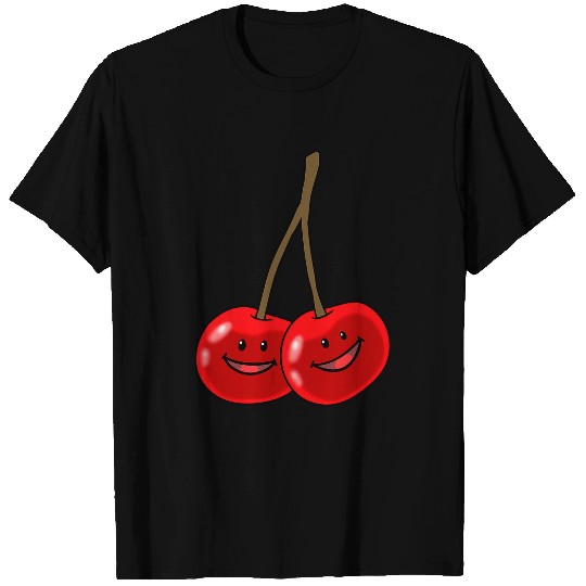 Cherry cherries drawing children fruit fruits fruit summer T-Shirts