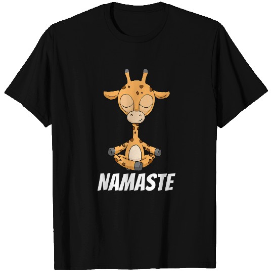 Giraffe Yoga T-Shirts