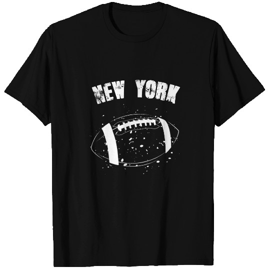 New York City Skyline New York Football USA Rugby Fan Jersey T-Shirts
