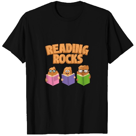 Reading Rocks Bookworm Book Lover Bibliophilia Library T-Shirts