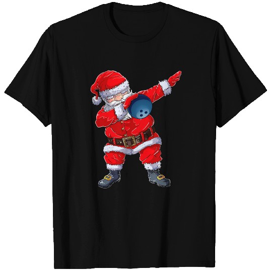 Dabbingss Santa Bowling Christmas xmasss Gift Mens Womens T-Shirts