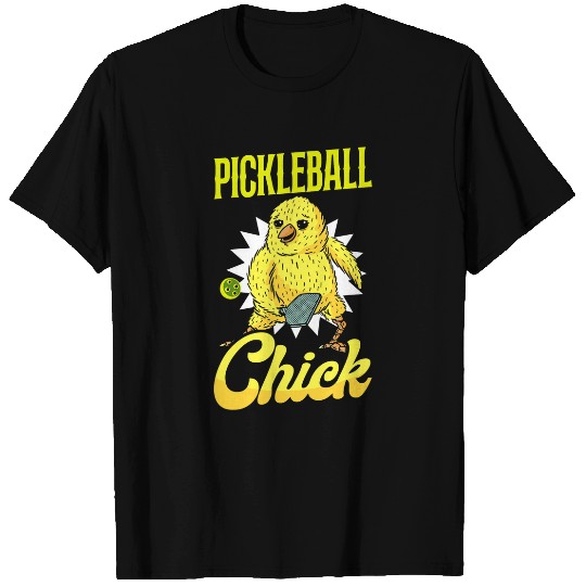 Pickleball Cute Chicken Girl Ladies Pickleball Chick T-Shirts