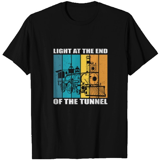 Light At The End Of The Tunnel Train T-Shirts
