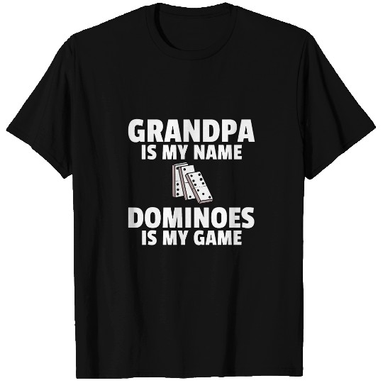 Mens Domino Dominoes Board Game Player 1 T-Shirts
