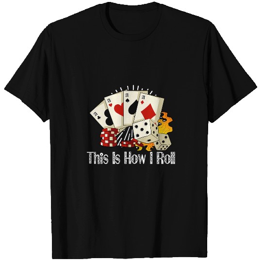 Pokers Casino Pokers Player Gambling Roulette 15 T-Shirts