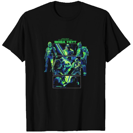 Star warss The Book Of Boba Fett Paz Vizla Mando Darksaber T-Shirts