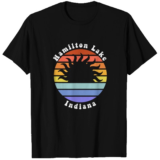 Hamilton Lake indianass IN Sunrise Vacation Souvenir T-Shirts