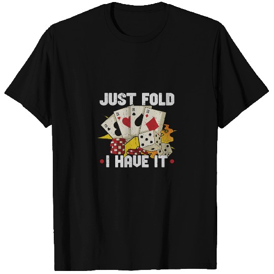 Pokers Casino Pokers Player Gambling Roulette 7 T-Shirts