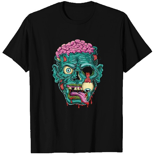 Mens Funny halloween zombie drawing costumes gift T-Shirts