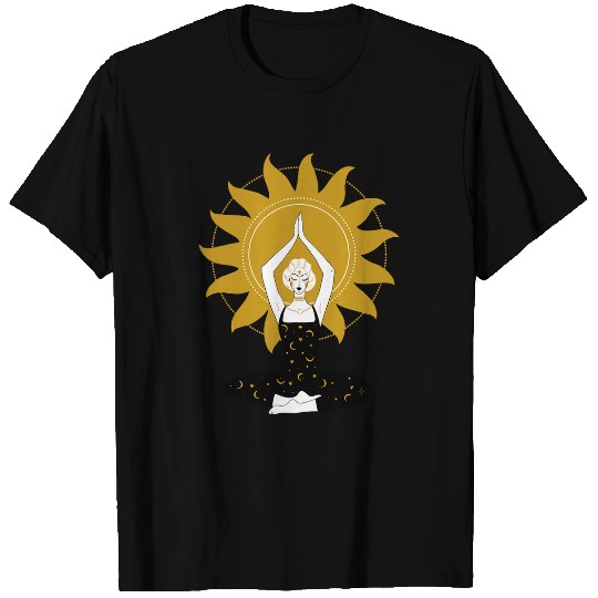 Goddess Drawing Power from the Sun T-Shirts