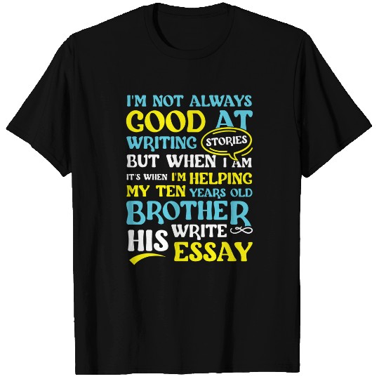 Not Always Good On Writing Funny Book Writer Author Graphic T-Shirts