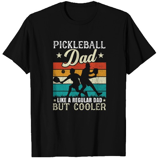 Pickleball Dad Funny Player Paddle Lover Graphic T-Shirts