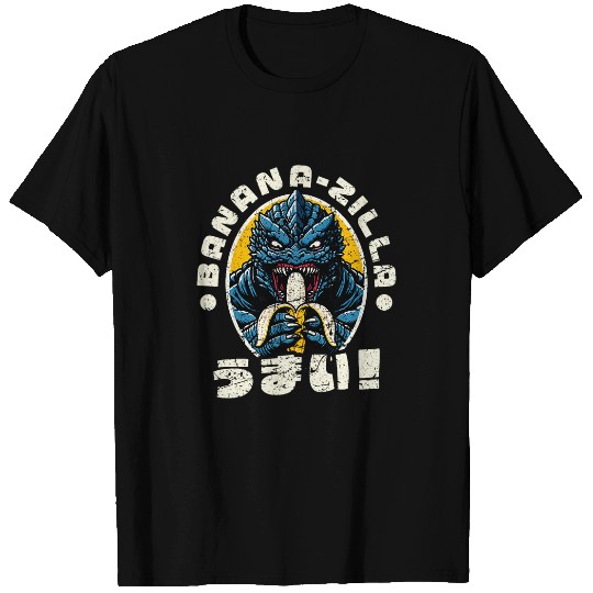 Anime Kaiju Japanese Monster Banana Zilla Oishii Umai Zilla T-Shirts