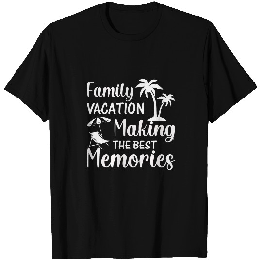 Family Vacation Making Memories Cruise 2024 Tropical Travel T-Shirts