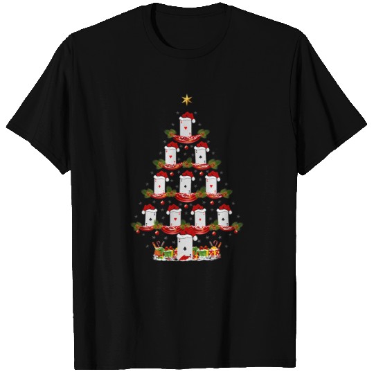 Pokers Game xmasss Tree Lighting Pokers Christmas Tree T-Shirts