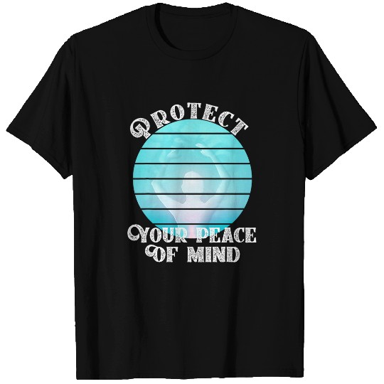 Protect Your Peace of Mind Spiritual Yoga Inspired Zen T-Shirts