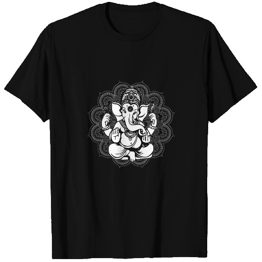 Lord Ganesha Yoga Meditation Gift for Men T-Shirts