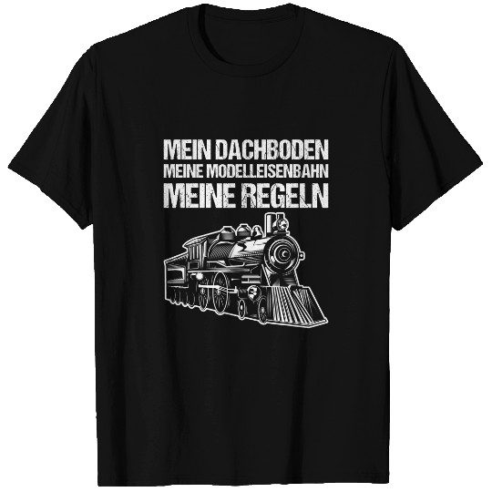 Mens Railway railway train driver model railway T-Shirts