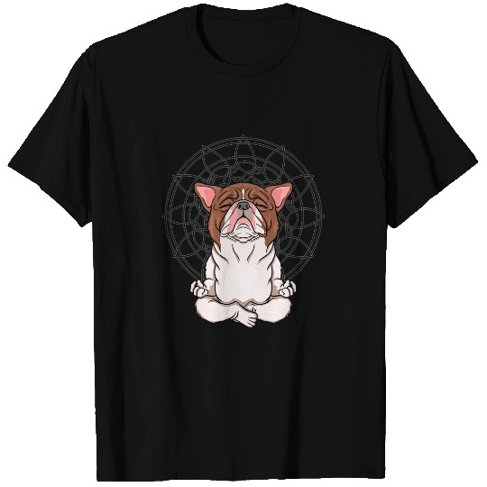 Pug Mandala Funny Spiritual Meditation awareness Chakra T-Shirts