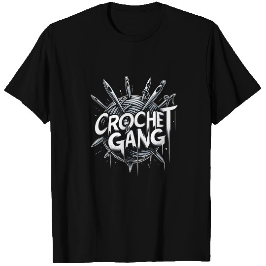 Love Crochet Arts Introvert Hardcore Creative Crafty Novelty T-Shirts